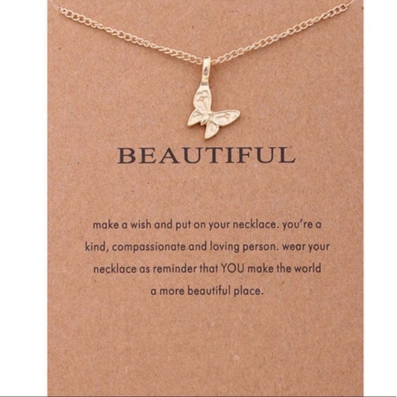 Jewelry - COPY - New Beautiful Butterfly Necklace